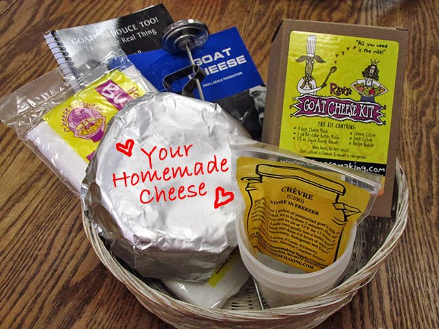 Gift Idea #4 - Goat Milk Cheddar - New England Cheesemaking Supply Company