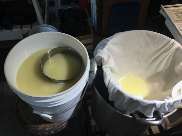 Alpine Style Cheese Making Recipe – Cook Curd & Remove Whey