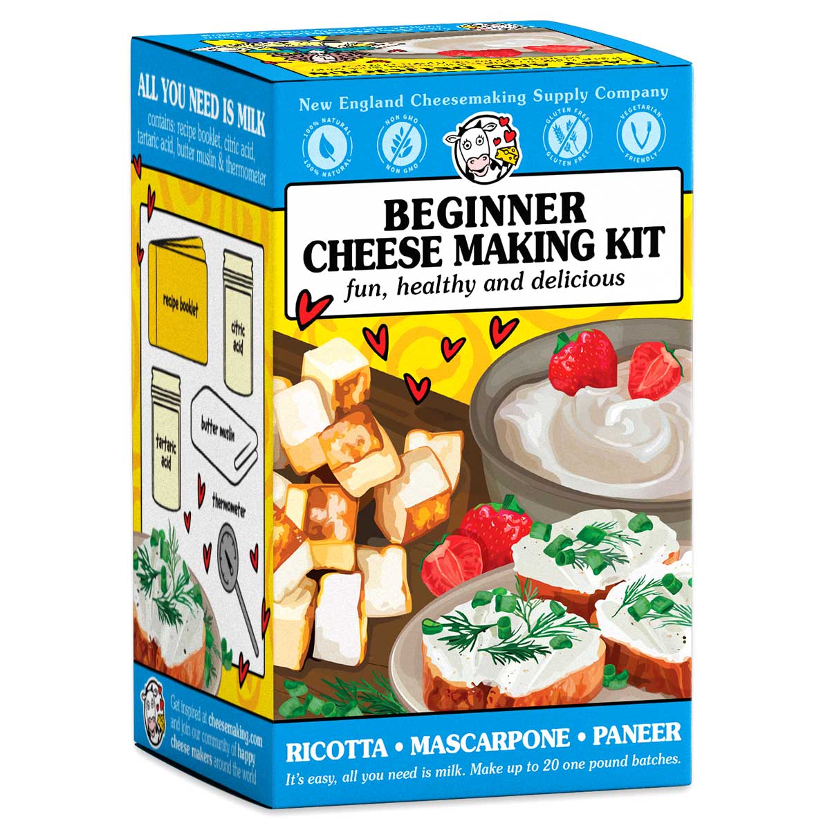 Beginner Cheese Making Kit | Make Cheese from Home