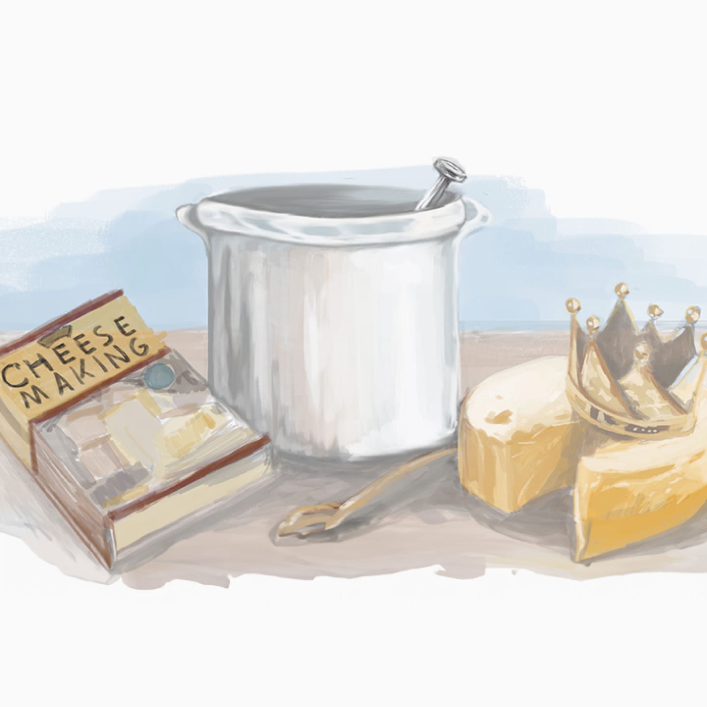 Milk image with products