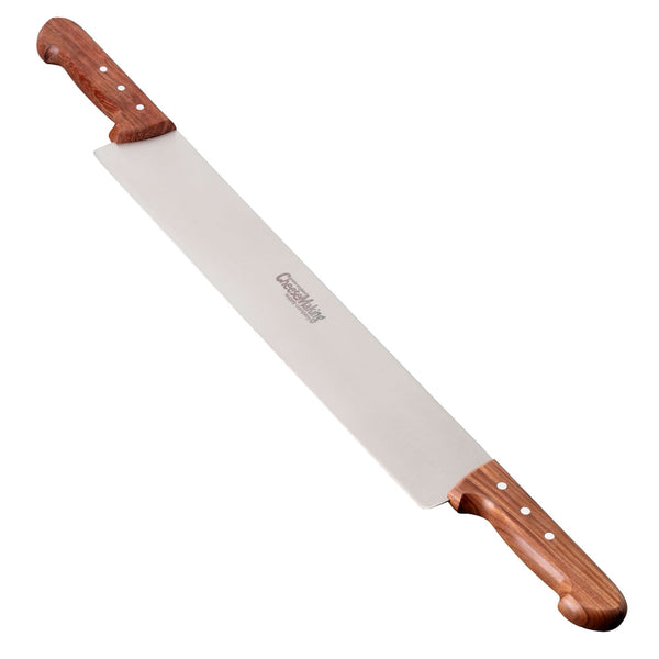 cheese knife  rocking knife Professional M with double handle plastic L 30  cm