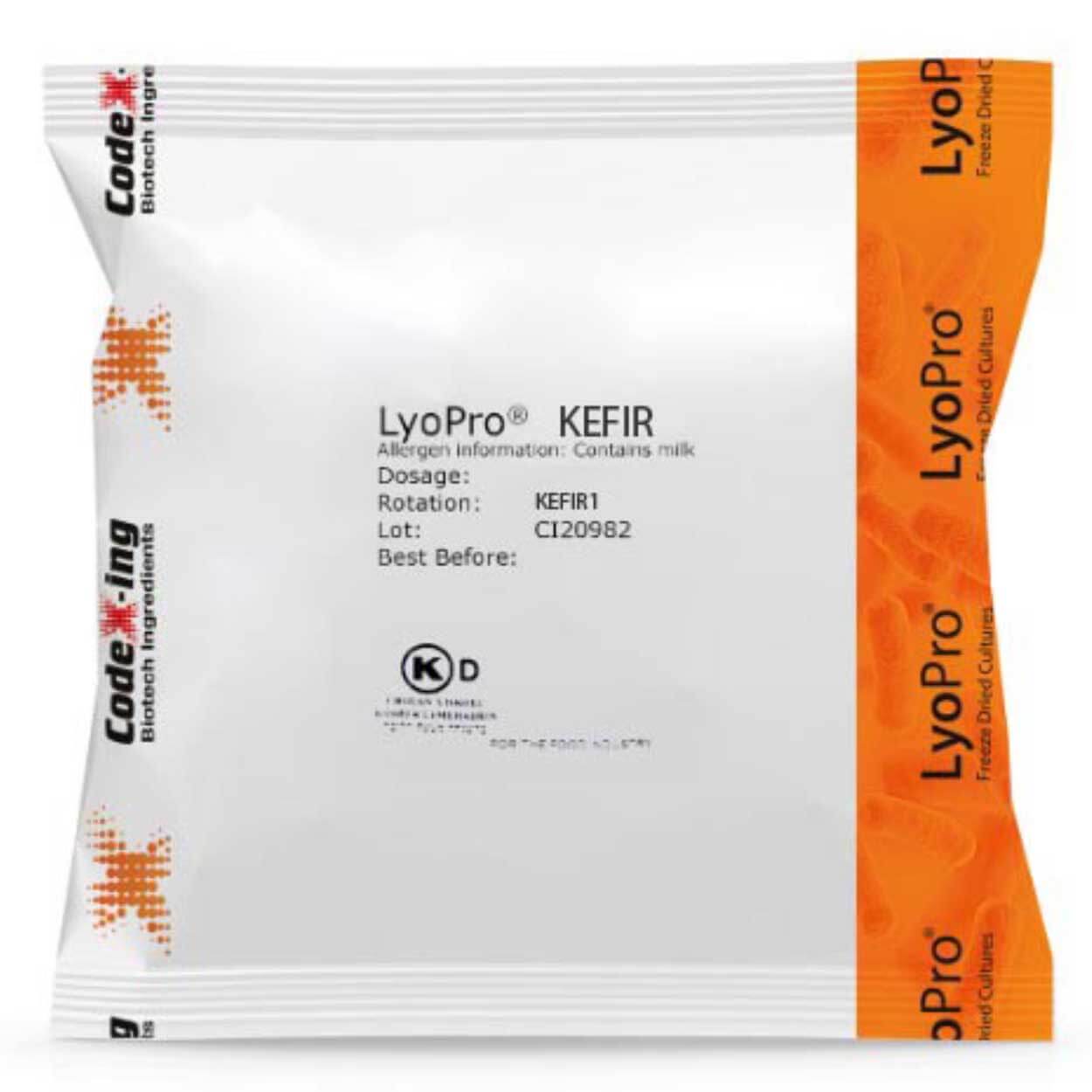 LyoPro Kefir Starter Culture, perfect for making traditional kefir with rich aroma and flavor.