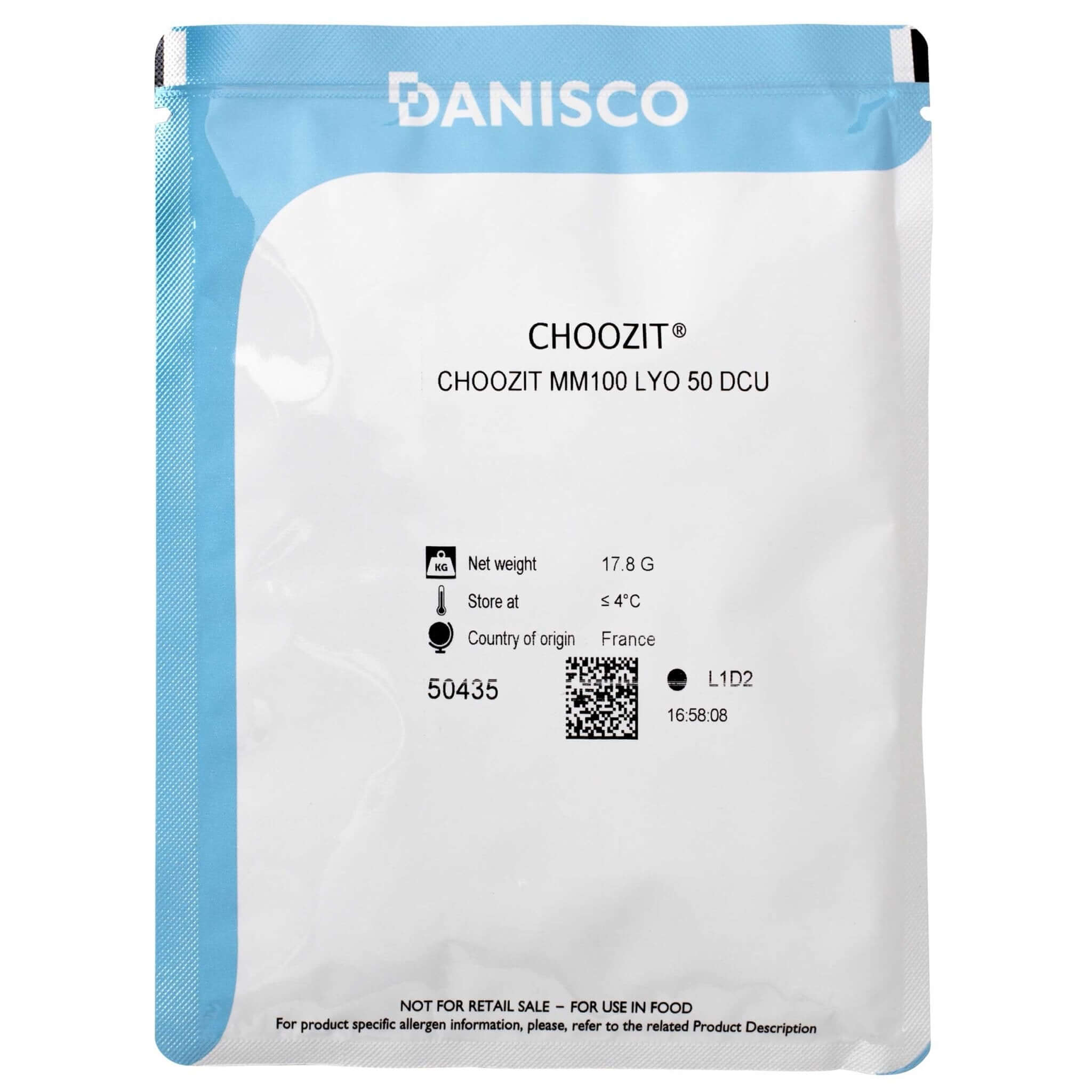 MM 100 Mesophilic starter culture packet designed for making a wide variety of cheese.