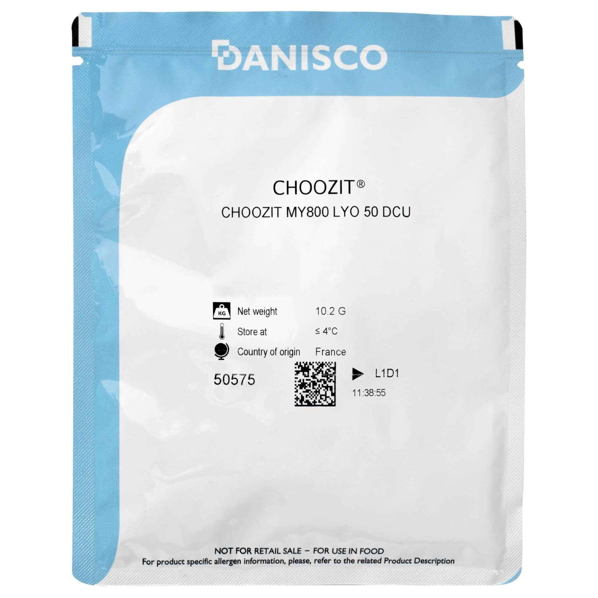 MY800 Thermophilic Starter Culture for specialized cheese and fermented milks, featuring quick acidification and flavor development.