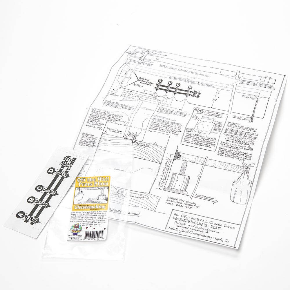 Off the Wall Cheese Press Plans - New England Cheesemaking Supply Company