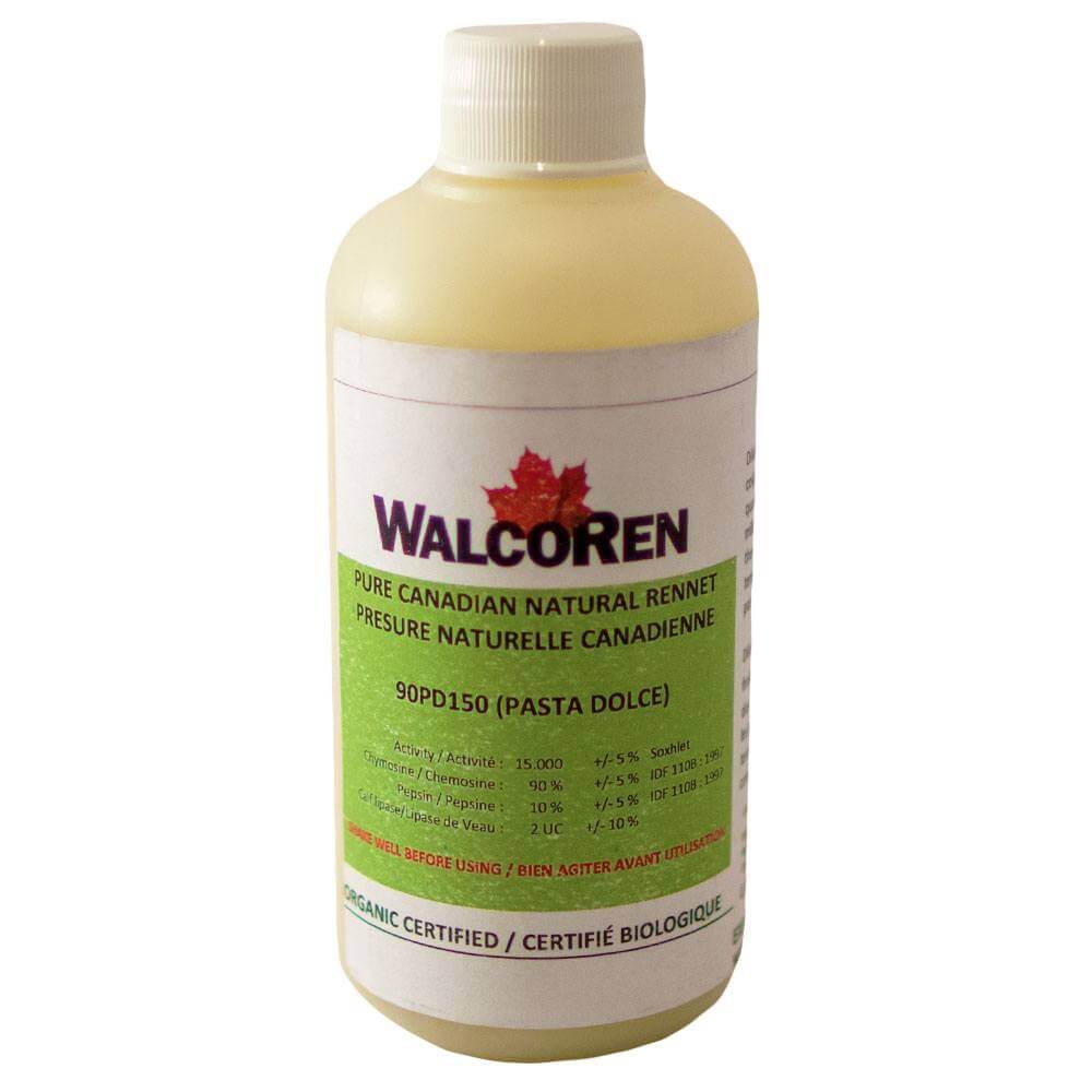 Organic calf rennet paste by WalcoRen, pure natural and NON-GMO for traditional cheese making.