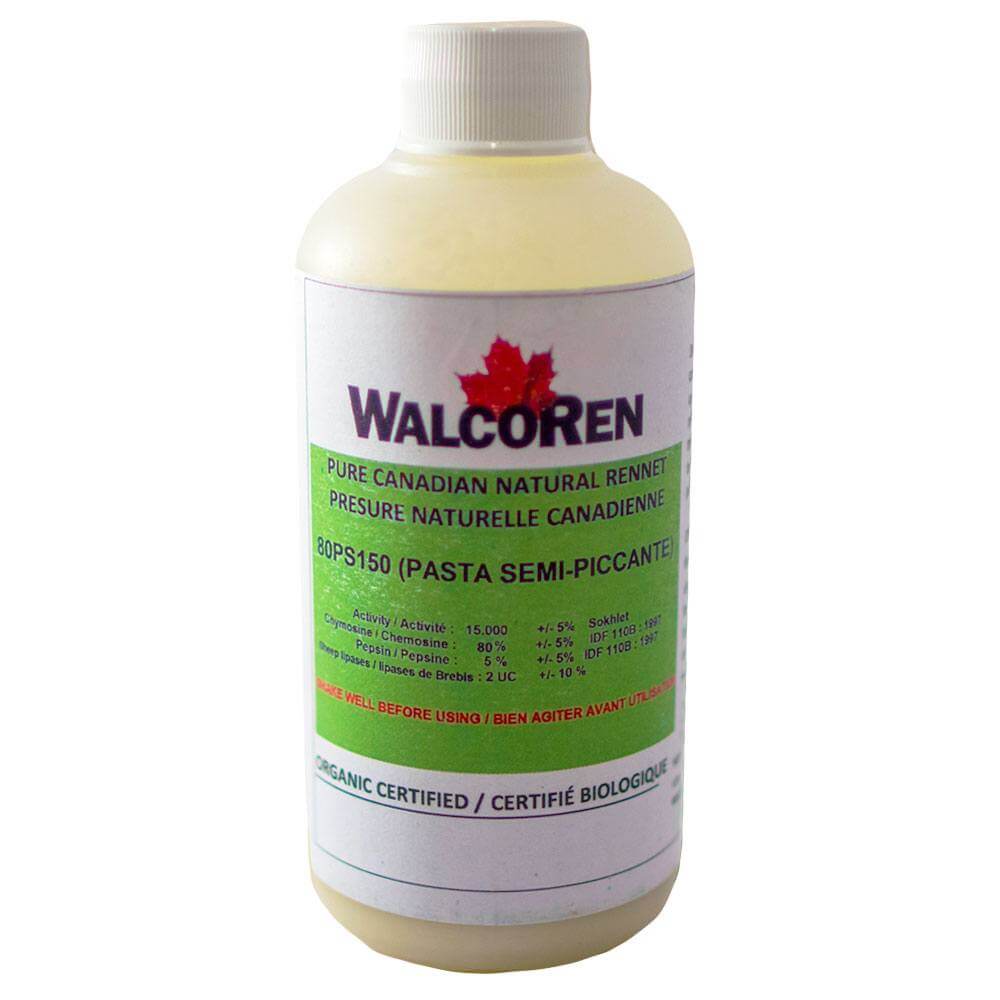 WalcoRen Organic Lamb Rennet Paste for cheese making, non-GMO and natural, perfect for aged cheese with ripening flavors.