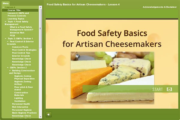 Free Food Safety Course for Cheese Makers - New England Cheesemaking Supply Company