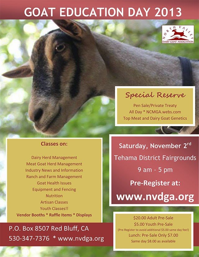 Goat Education Day at North Valley Dairy Goat Association - New England Cheesemaking Supply Company