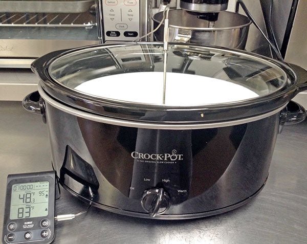 Making Mozzarella in the Slow Cooker - New England Cheesemaking Supply Company