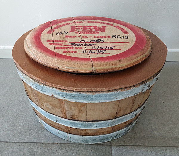 Whisky barrel with the lid