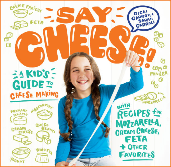 cover of a kid's guide to cheese making