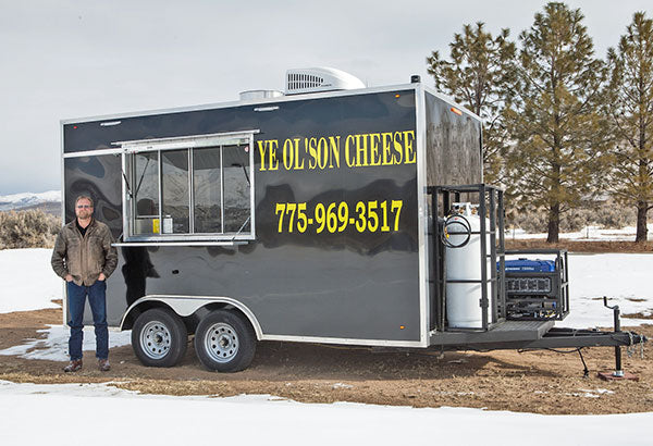 A cheese food truck