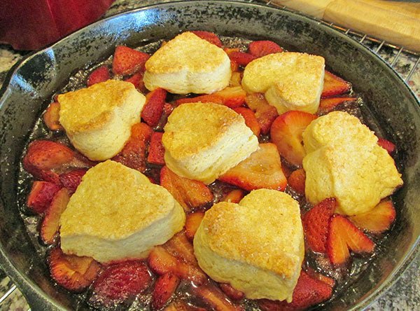 Strawberry Cobbler for Valentine's Day - New England Cheesemaking Supply Company