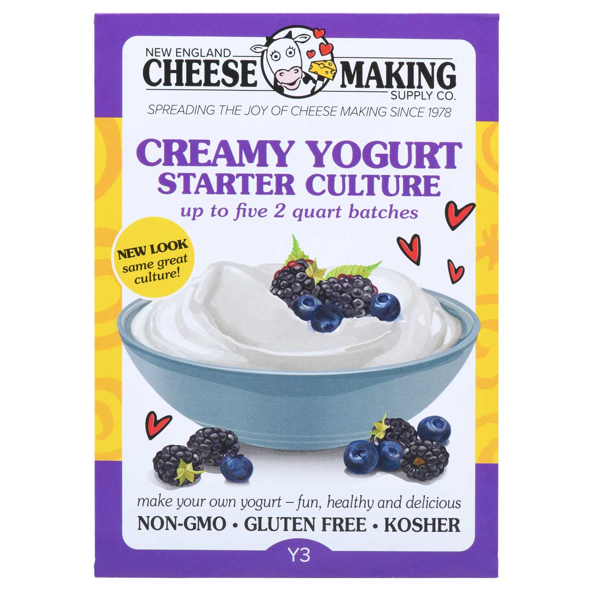 Yogurt Starter Culture (Creamy) - New England Cheesemaking Supply Company