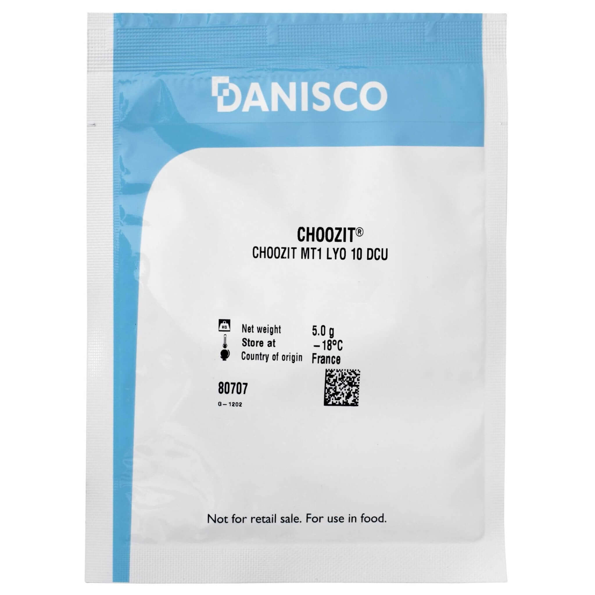 MT1 Feta starter culture by Danisco, used for robust white cheese and high protein milks.